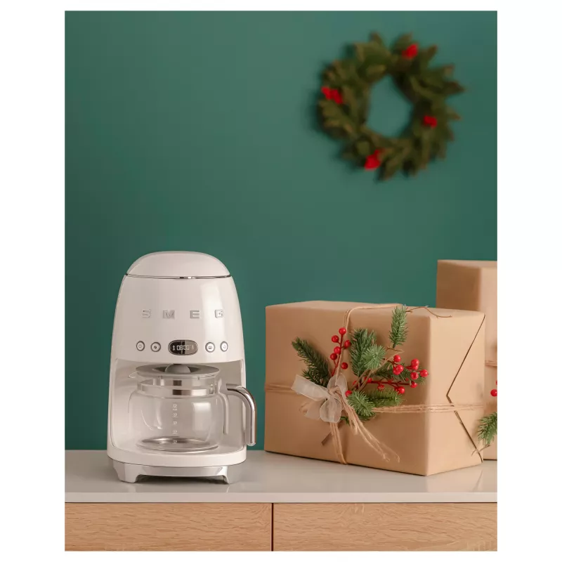 Smeg 50's Style DCF02CREU kavos aparatas 1,25 l kreminis