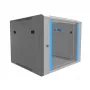 Extralink spintelė Rack 9U 600x600 pilka, montuojama ant sienos