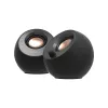 CREATIVE Pebble V3 Minimalistiniai 2.0 USB-C staliniai garsiakalbiai su USB garsu, Clear Dialog patobulinimu, Bluetooth 5.0, 8W RMS ir 16W didžiausia galia, USB-A