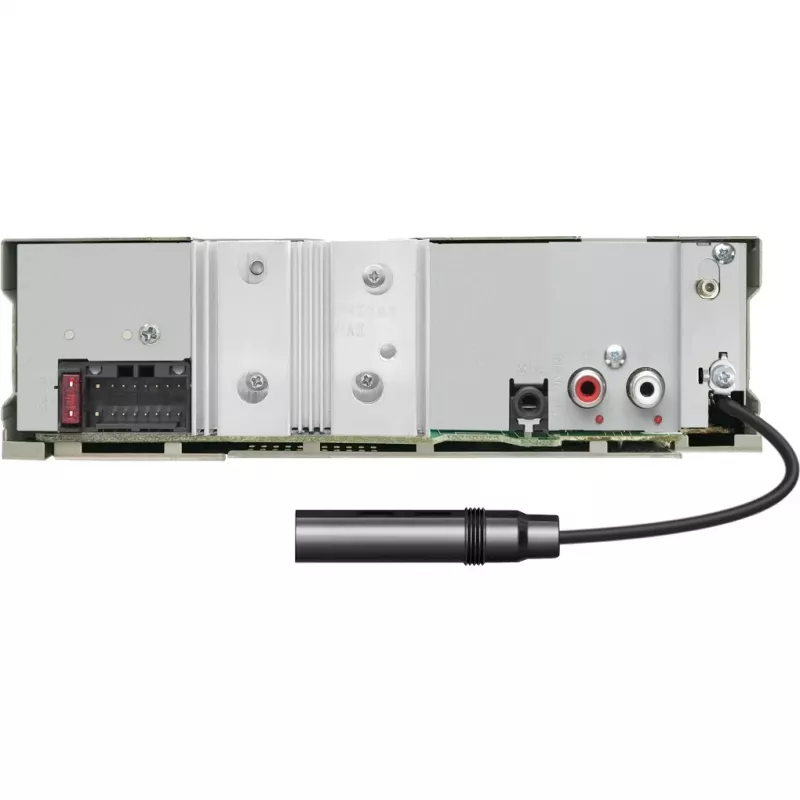 Elektronika KMM-BT408DAB, juoda, 1 DIN, 88 W, 4.0 kanalų, 50 W, 20 - 20000 Hz