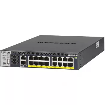 NETGEAR M4300-16X valdomas L3 10G Ethernet (100/1000/10000) komutatorius su PoE, 1U, juodas