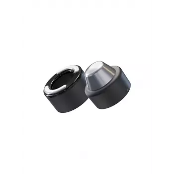 Veido masažuoklis Therabody Theraface Hot & Cold Rings FG Juoda — 67 mm, belaidis, 2 programos, OLED ekranas