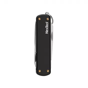 Daugiafunkcis peilis Nextool NE0141 — sulankstomas 4 viename kišeninis įrankis, juodas, sulankstytas 6,4 cm, svoris 28,5 g