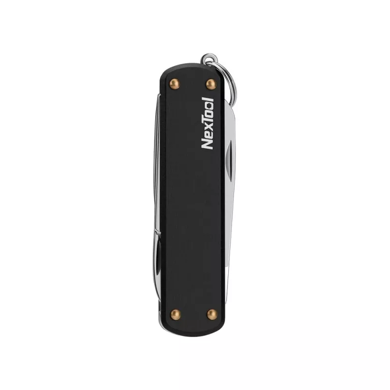 Daugiafunkcis peilis Nextool NE0141 — sulankstomas 4 viename kišeninis įrankis, juodas, sulankstytas 6,4 cm, svoris 28,5 g