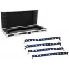LED juostiniai šviestuvai EUROLITE 4x LED BAR-12 QCL RGB+UV, 4 vnt., RGB+UV šviesos diodai