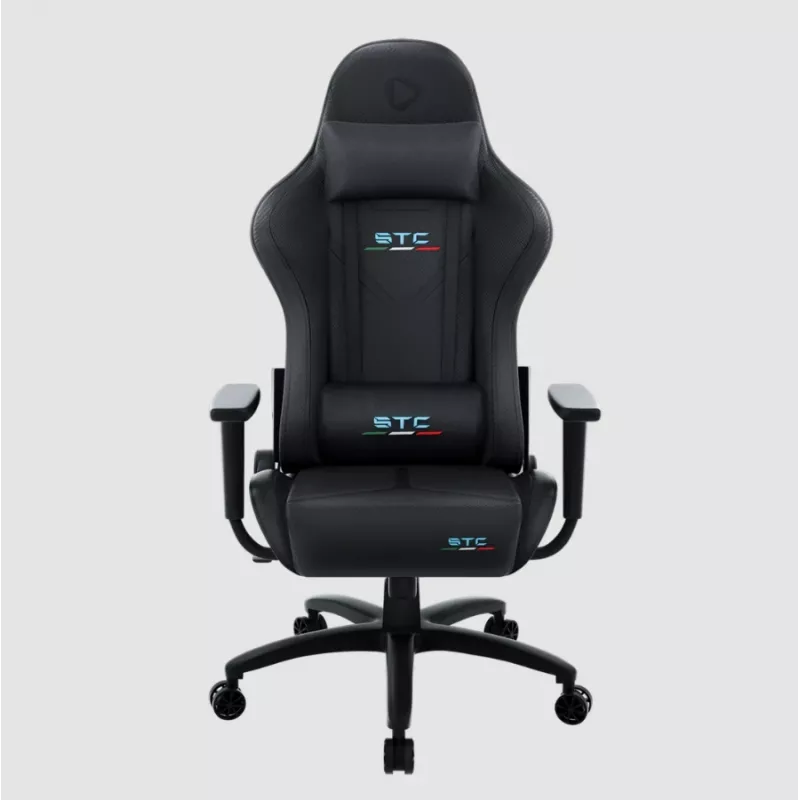 Žaidimų kėdė Onex STC Tribute Hardcore Juoda — ergonomiška PC/konsolės sėdynė, reguliuojamas aukštis ir atlošas