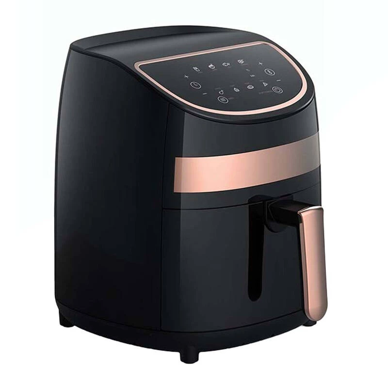 Deerma KZ100 vienguba 3 l 1000 W karšto oro gruzdintuvė, juoda