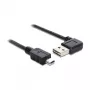 USB laidas DeLOCK 2m USB 2.0 A - miniUSB kištukas/kištukas 83379 juodas