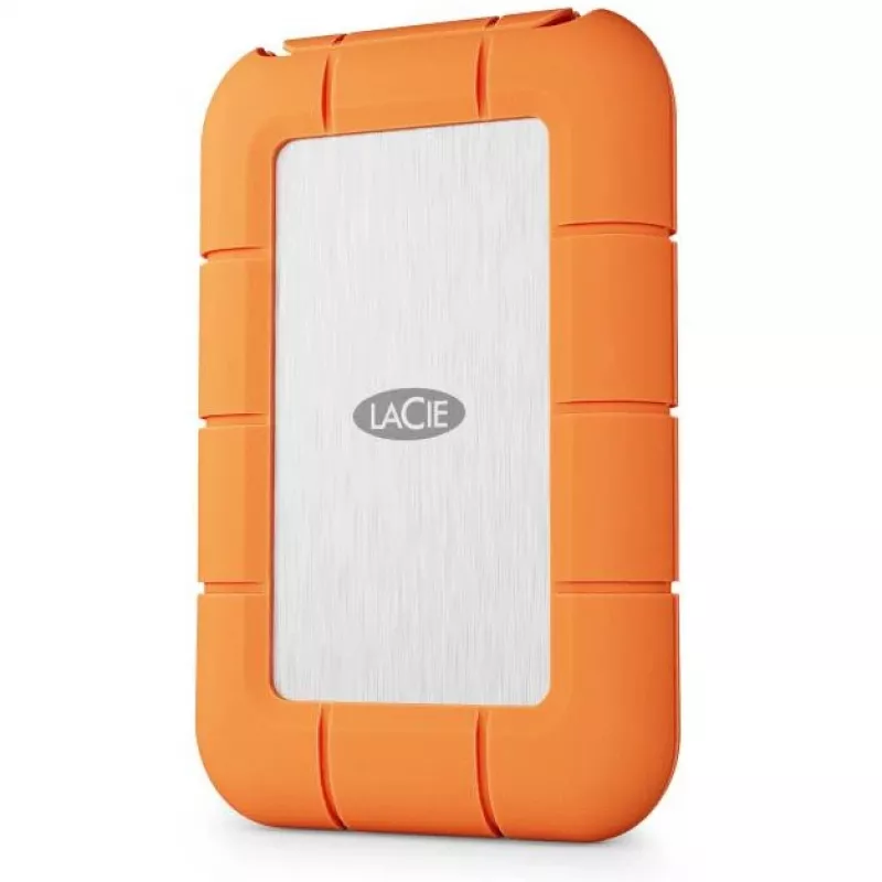 Išorinis SSD LaCie STND4000400 4 TB USB4 Gen 3x2 Thunderbolt USB Type-C, oranžinis / nerūdijantis plienas