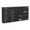 Savio ASTRAL BLACK JADE 3 SPALVŲ žaidimų klaviatūra USB QWERTY US International