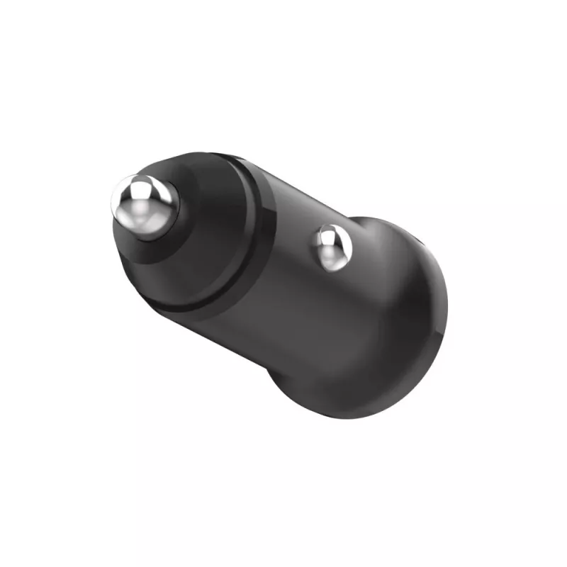 Automobilinis pakrovėjas FIXED FIXCC20N-CU-BK – USB-C ir USB-A prievadai, 20W galia, kompaktiškas prietaisas automobilyje