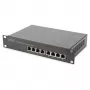 DIGITUS 10 colių Gigabit Ethernet komutatorius, 8 prievadų, nevaldomas - 8x Gigabit RJ45, montuojamas į stovą