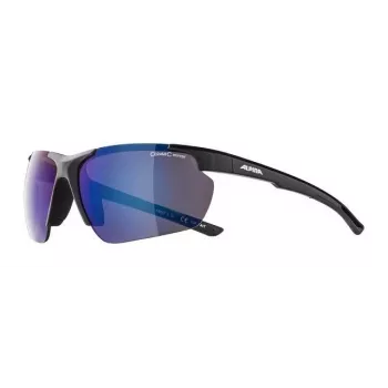 ALPINA Bike Glasses DEFEY HR colour Juoda Glass Mėlyna MIRROR Cat.3