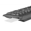 Laidinis pilno dydžio NATEC Moray ES klaviatūra su USB, ispaniška QWERTY, 105 klavišai, ID kortelių skaitytuvas, 1,5 m laidas, juoda