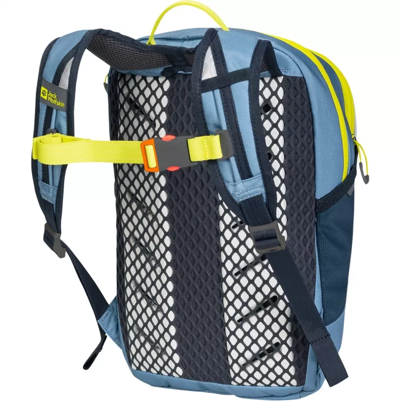 Jack Wolfskin Kids Moab Jam kuprinė - mėlyna / neoninė geltona, 12 l