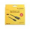 Vaizdo kabelio adapteris DeLOCK 85259 USB Type-C į HDMI 2m juodas