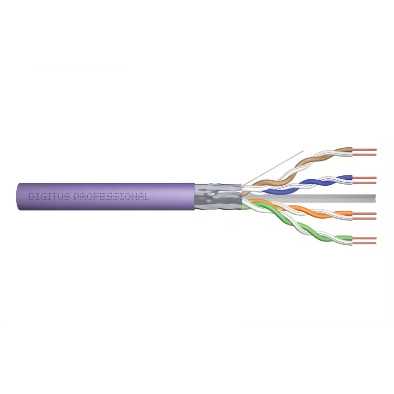 Tinklo kabelis Digitus DK-1624-VH-1 F/UTP Cat.6 100 m, juodas