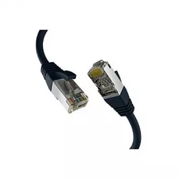 EFB-Elektronik CAT8.1 juodas 3m RJ45 komutacinis kabelis S/FTP PIMF LSZH 2000MHZ 40GB tinklo kabelis Gamintojas: EFB Elektronik (EC020200304)