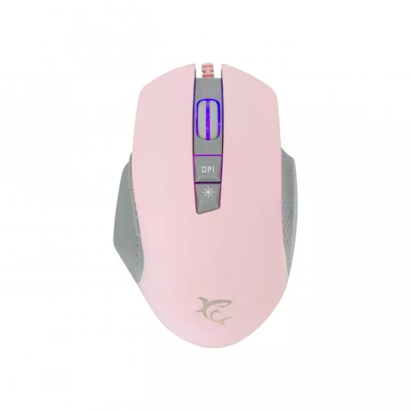 Žaidimų pelė White Shark GARETH Pink USB Type-A