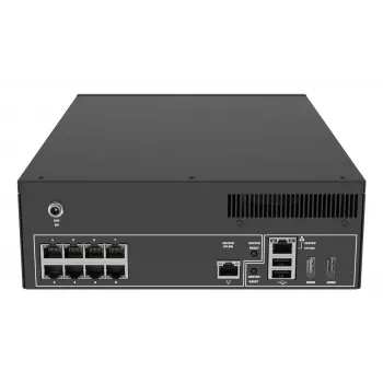 Tinklo vaizdo registratorius AXIS S2208 Mk II 8 kanalų, 4 TB HDD, SATA, maks. 7680×4320, IEEE 802.3at, juoda