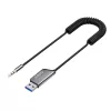 Savio TR-16 siųstuvas AUX adapteris su laisvų rankų funkcija, Bluetooth 5.3, Google Assistant/Siri