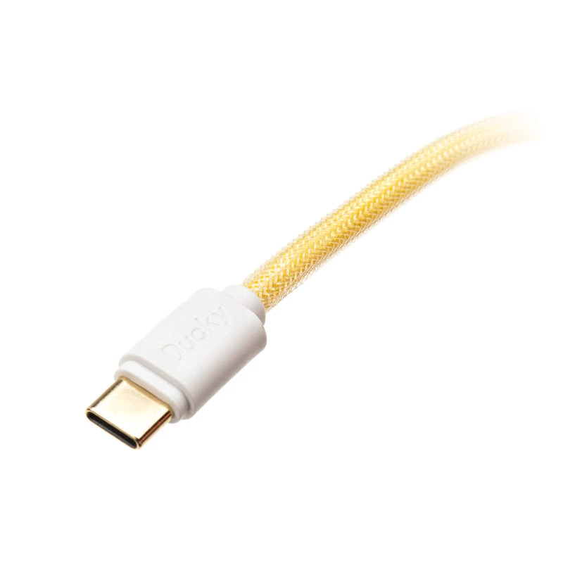 Ducky Premicord Afterglow susuktas kabelis, USB Type-C į Type-A - 1.8m