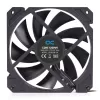 Ventiliatorius Alphacool 12 cm 3000 RPM 7,83 mmH2O Dvigubas rutulinis guolis Juodas 120x120x25 mm
