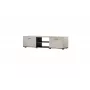 TV cabinet cama meble SOHO 140x43x37 cm — cashmere top, Juoda frame