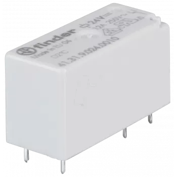 Finder PCB maitinimo relė 24 VDC 400 mW (41.31.9.024.0010)