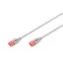 Tinklo kabelis ASSMANN Electronic DK-1617-010S RJ-45 Cat6 1m Pilkas