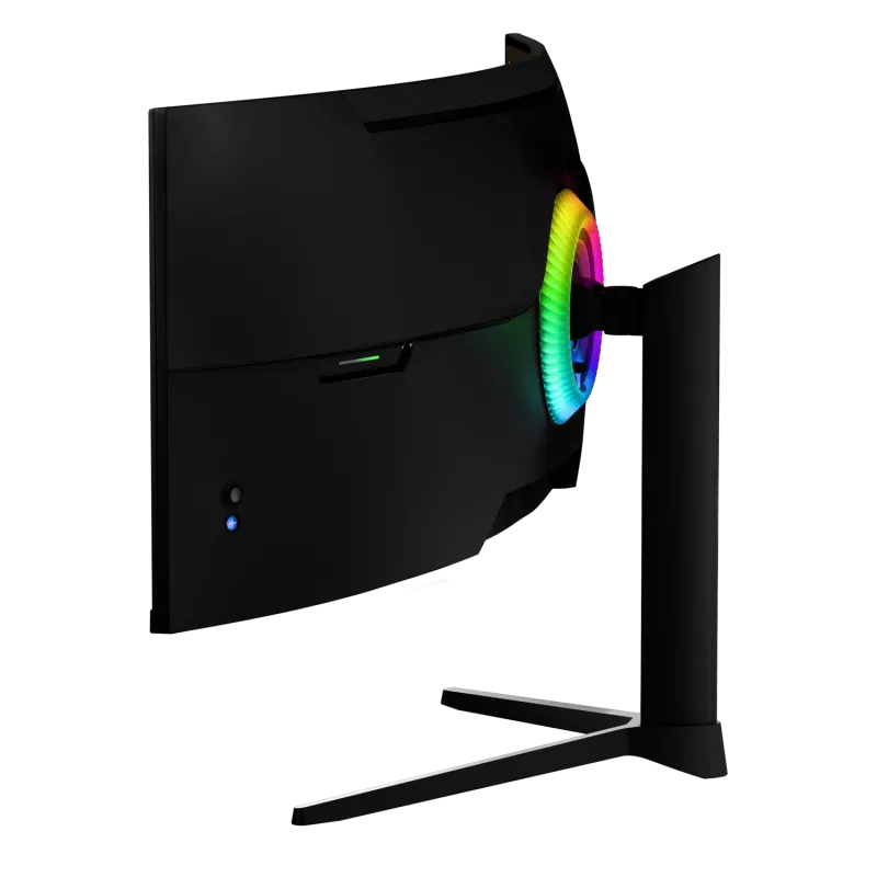49 colių lenktas LED monitorius Arozzi Nova — 5120 x 1440 Dual QHD, VA skydelis, 4 ms, USB šakotuvas, VESA