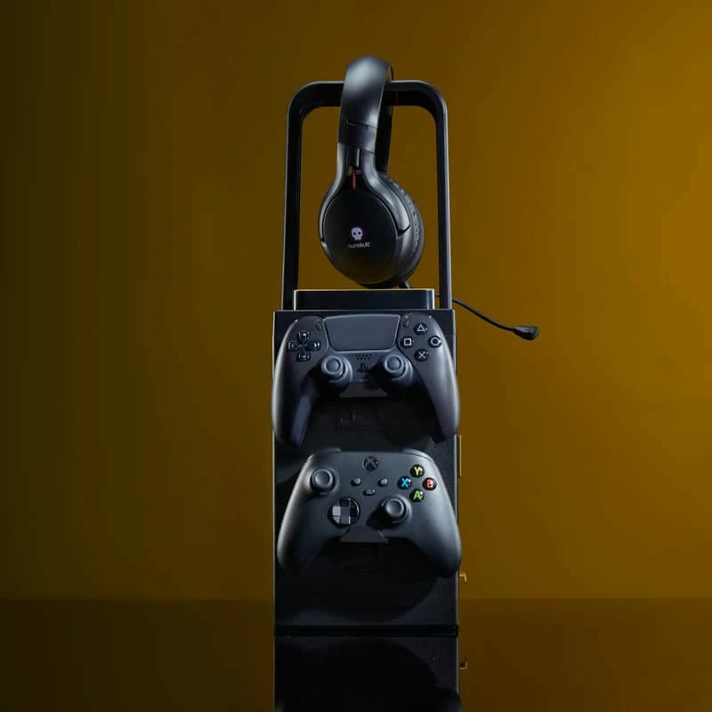 Numskull Games Official Hogwarts Legacy Gaming Locker, diskečių laikiklis žaidimams, Xbox, juoda, laidinė