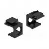 Keystone dangtelis DeLOCK 86739 juodas 9,7 mm anga 4 vnt.