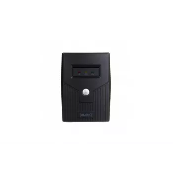 Nepertraukiamo maitinimo šaltinis DIGITUS Line-Interactive DN-170064-B 800 VA (480 W), AVR, LCD, tower, 2 kintamosios srovės lizdai, F tipas