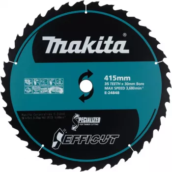 “Makita E-24848” pjūklo diskas EFFICUT akumuliatoriniam diskiniam pjūklui HS013G, pjovimo plotis 2,30 (E-24848)