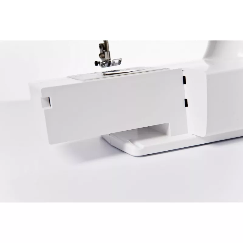 Automatinė buitinė siuvimo mašina Brother RH127VP2 — 27 programos, 820 aps./min, 5 mm dygsnio plotis, laisva rankovė, LED ekranas