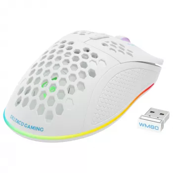 Žaidimų pelė Deltaco GAM-120-W RF belaidė USB Type-C