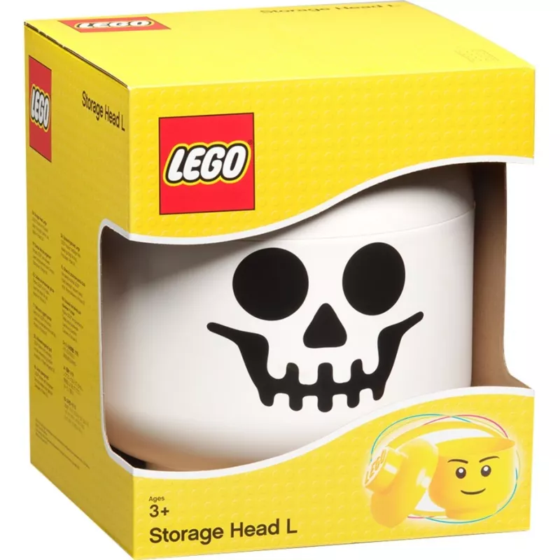Room Copenhagen LEGO Storage Head „Skeleton“ didelė laikymo galva