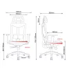 Ergonominė aukščiausios kokybės kėdė Ergo Officer ER-414