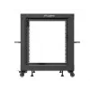 Stovo spinta LANBERG Open Rack OR01-6112-B 12U 600x600 reguliuojama juoda