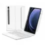 Dėklas-folio su Bluetooth klaviatūra Inateck N0064, skirtas Samsung Galaxy Tab S10 FE/S9 FE/S9 27,9 cm (11 colių) QWERTZ, 2 stovo režimai, 500 mAh