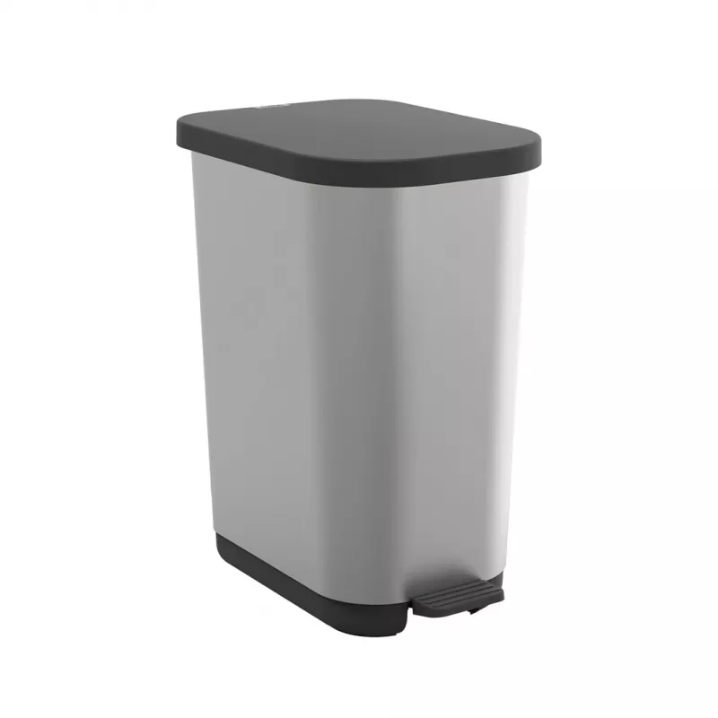 ROTHO Ribo Sidabrinė - pedal bin – 35l