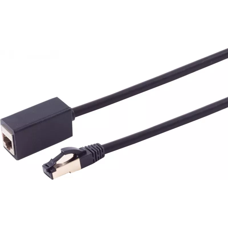 Tinklo kabelis S/CONN 08-44055 Juodas 5m Cat8.1 S/FTP RJ-45