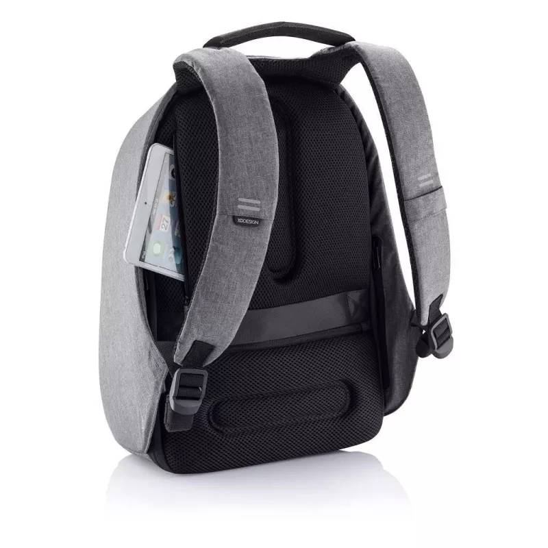 Kuprinė XDDESIGN Bobby Hero Regular – 18 l, antracito spalvos, nešiojamam kompiuteriui iki 32,8 cm (12,9 col.), organizavimo skydelis