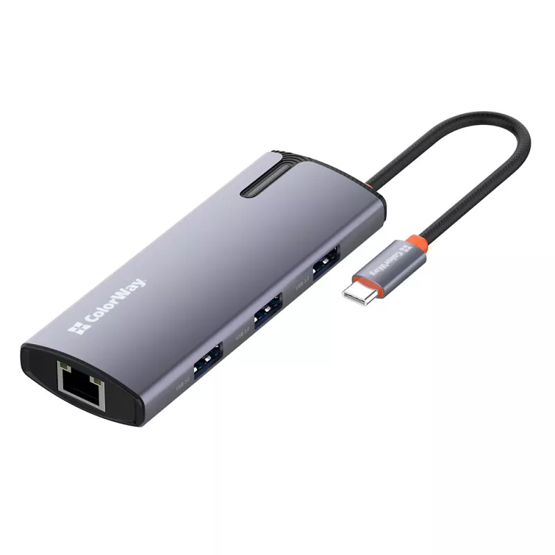 ColorWay 6-in-1 Dockinė stotis | CW-HUB03 | 100 W