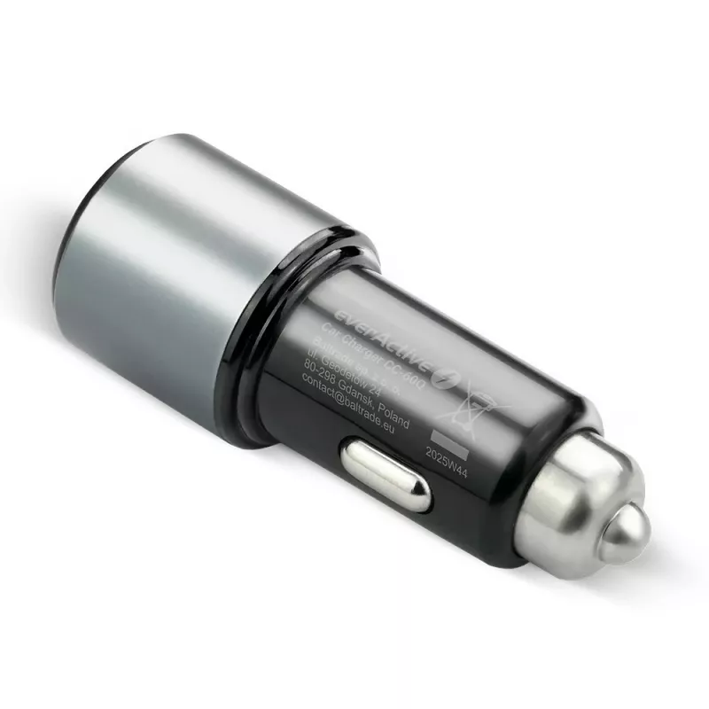 Automobilinis įkroviklis everActive CC-60Q, QC3.0, iki 83W, USB automobilinis maitinimo adapteris