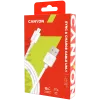 CANYON laidas UM-1 MicroUSB 5W 1m Baltas