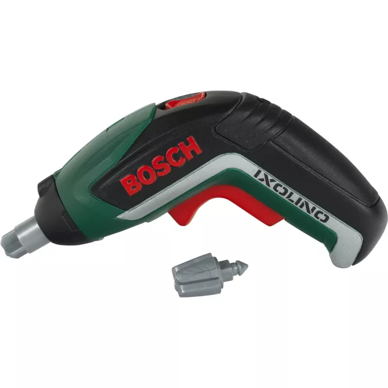 Theo Klein 8300 Bosch Ixolino akumuliatorinis atsuktuvas I su šviesa ir garsu I keičiami antgaliai I žaislas vaikams nuo 3 metų maitinamas baterijomis