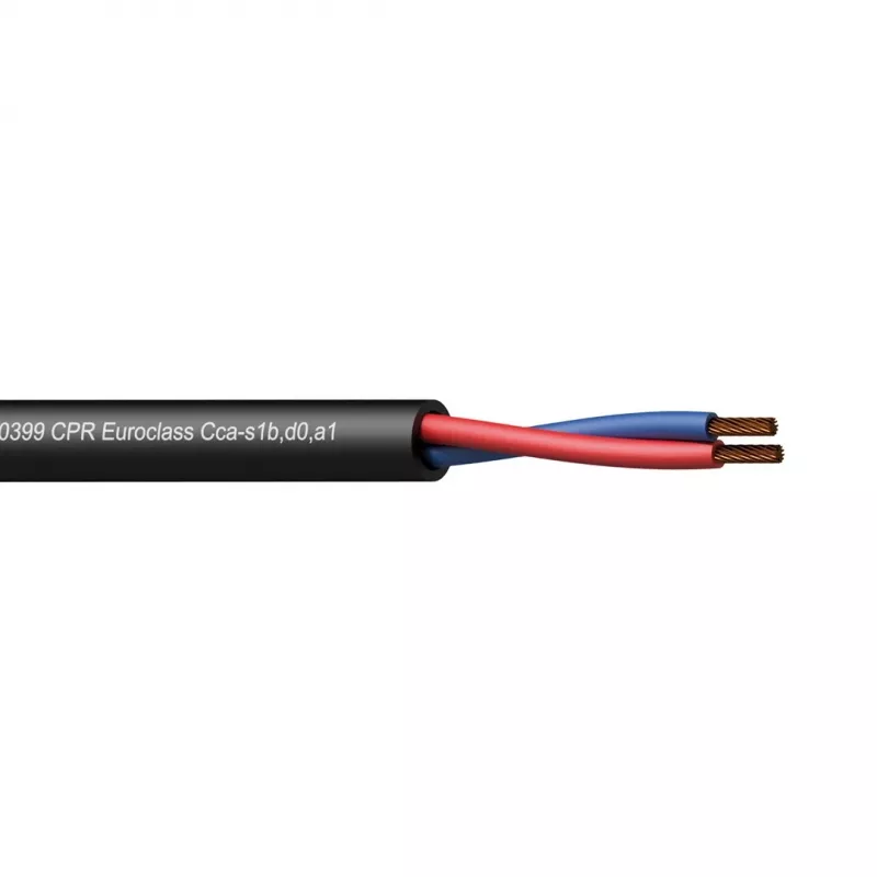 Garso kabelis PROCAB CLS215-CCA/1 100 m Juodas Varis AWG 16