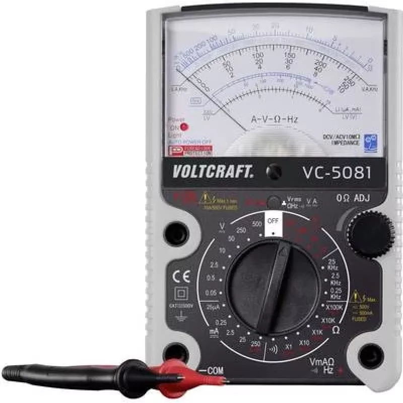 VOLTCRAFT VC-5081 Rankinis multimetras analoginis CAT III 500 V (VC-5081)